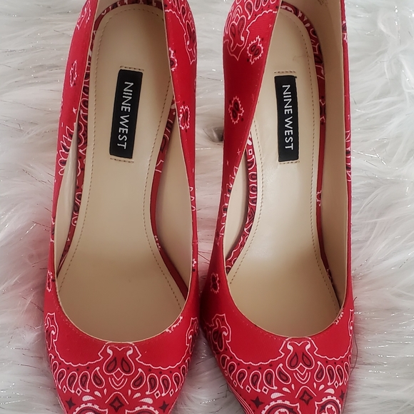 Nine West women Paisley high heel shoes - Picture 8 of 10